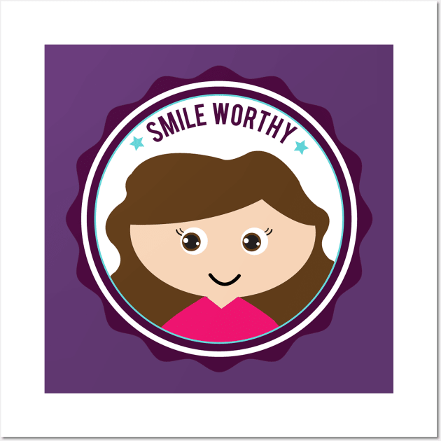 Smile Worthy Wall Art by Hallmarkies Podcast Store